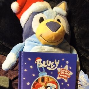 Plush Toy with Christmas Book Set